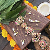 Vriksham Elegant Floral 1 Gram Jad Billai for Traditional Hairstyles-G20335